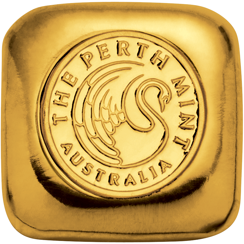 Image for 1 oz Perth Mint Cast Gold Bar from TD Precious Metals